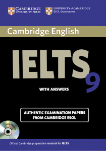 کتاب آیلتس کمبریج Cambridge IELTS 9